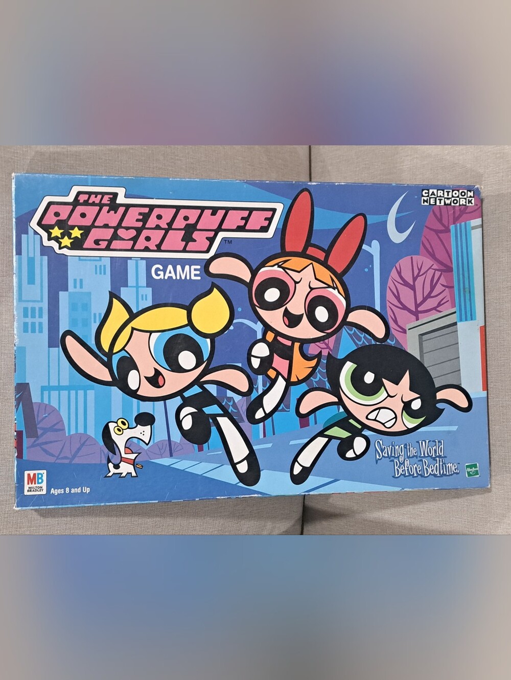 Powerpuff Girls Board Game Saving The World Before Bedtime 2000- COMPLETE